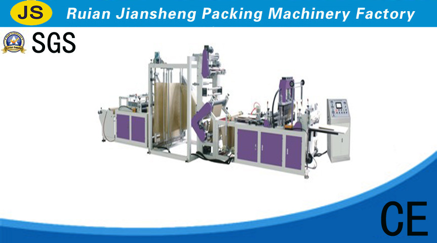 Fully automatic non-woven hanging bag making machine